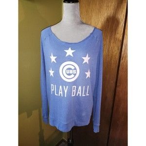 Pink w/ 5th and Ocean Play Ball Cubs Sweatshirt Size M B#2